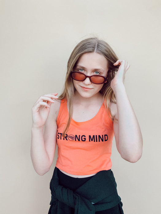 Coral Cropped Tank