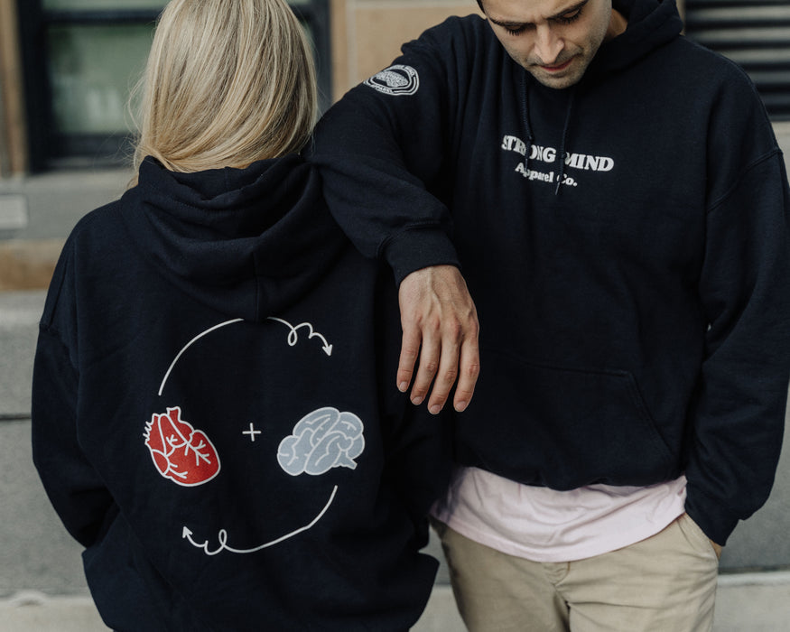 Black Heart & Mind Hoodie