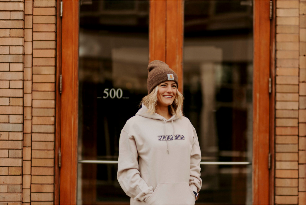 Sand Strong Mind Hooded Sweatshirt