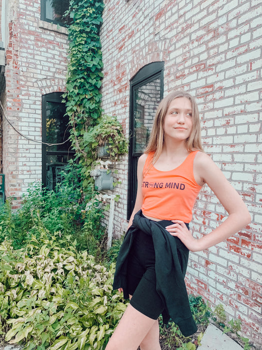 Coral Cropped Tank